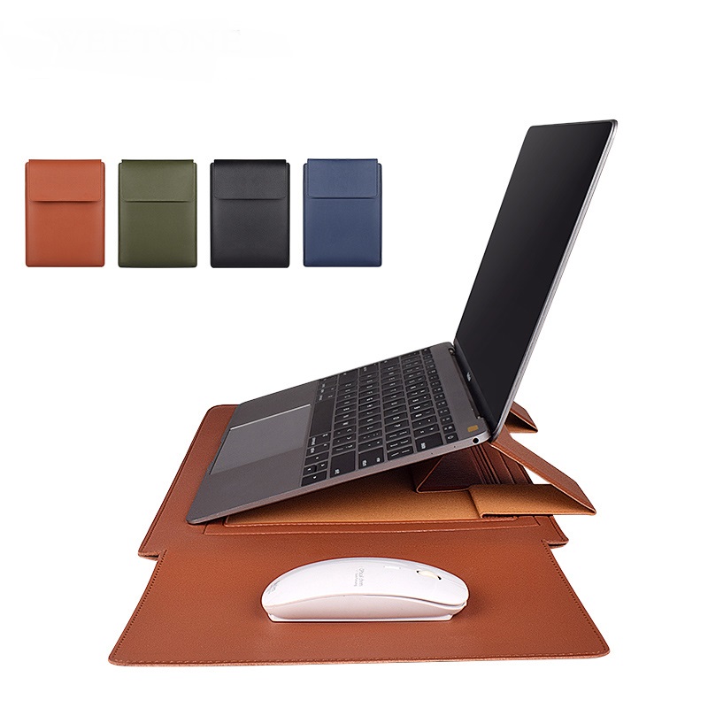 PU Sleeve Case For Laptop with Stand