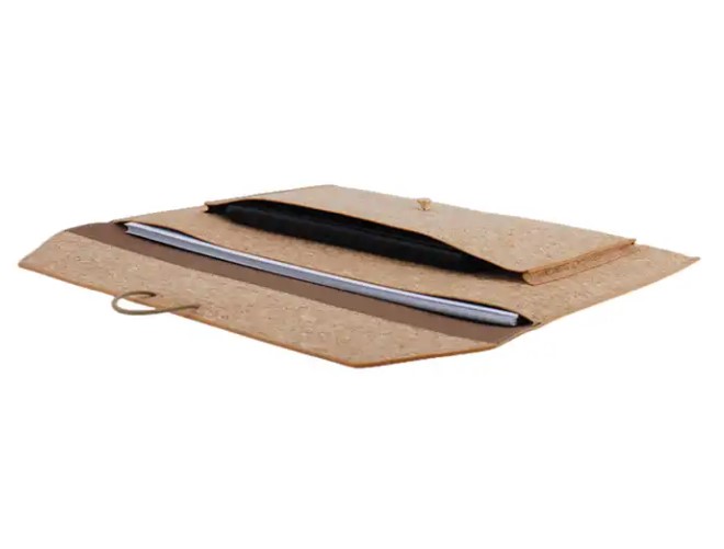 Eco-friendly Cork Laptop Pouch