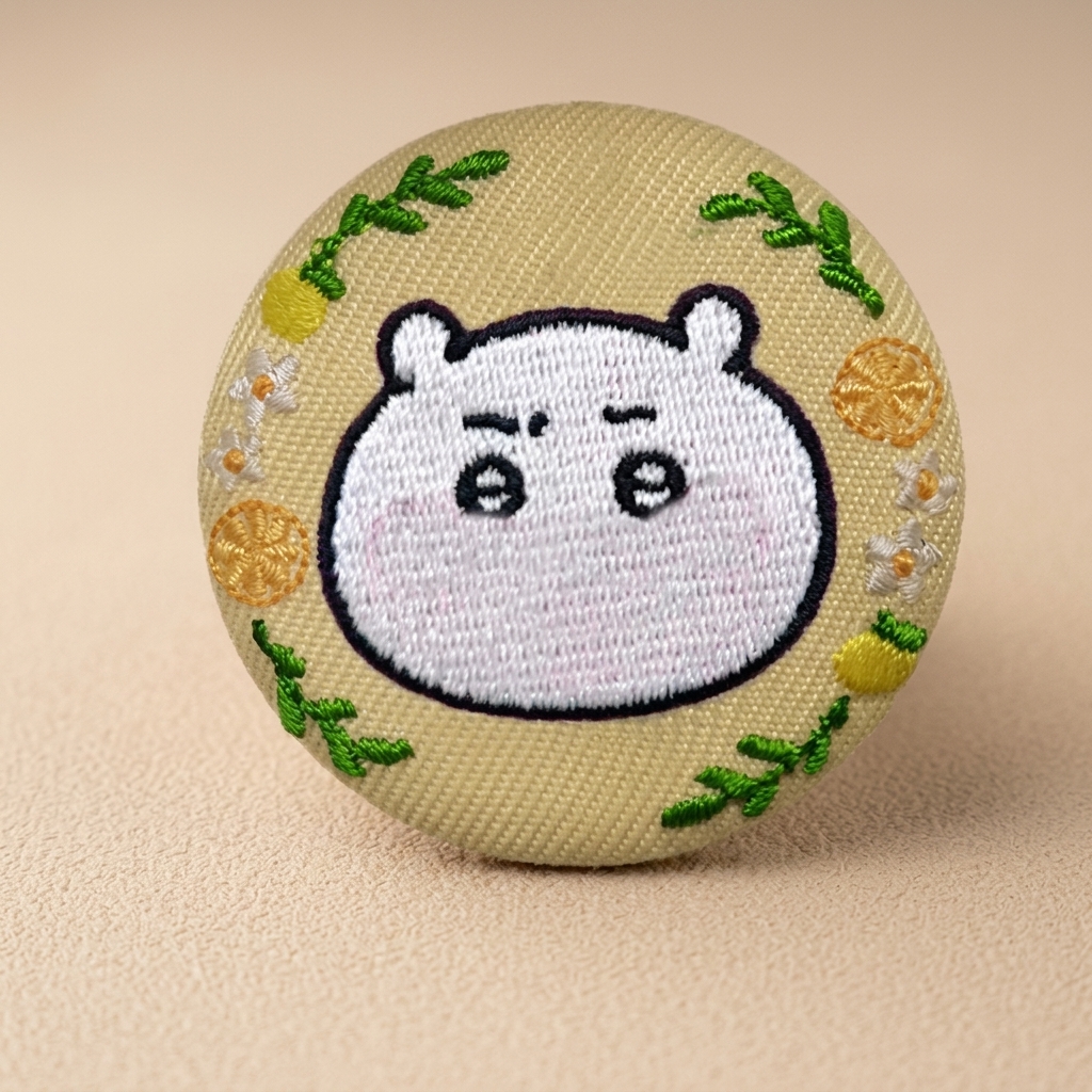 客製化刺繡金屬襟章（可印製標誌及動漫圖案）