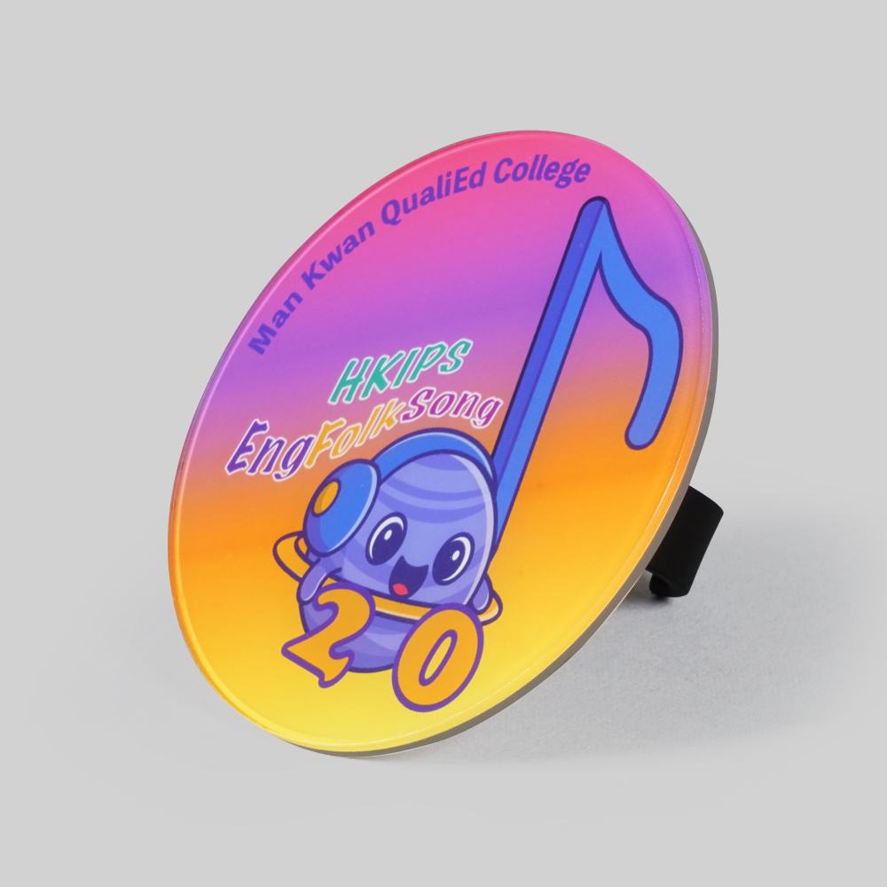 Die-cut Mic Tag