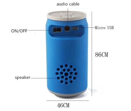 Custom Shape Soft Silicone Bluetooth Wireless Speaker