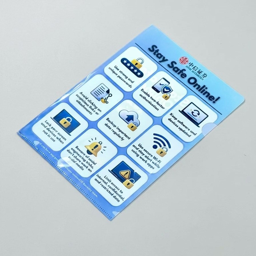 L Shape A4 PP Folder