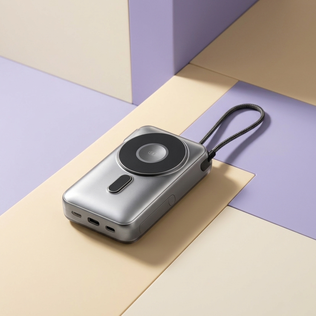 10000mAh 3-in-1 Magnetic Portable Power Bank