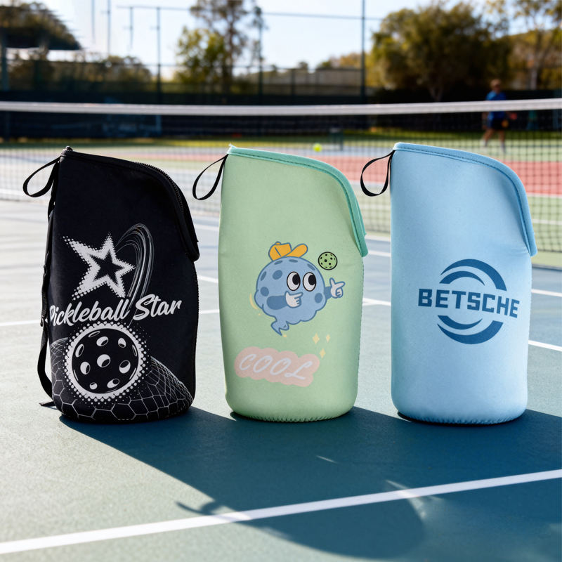Premium Neoprene Pickleball Holder / Pouch /  Carry Bag (3mm Shockproof Fabric) ( 26*17cm )