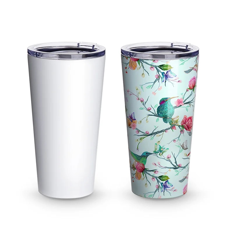 16oz 480ml  Coffee Tumbler (Glossy White)